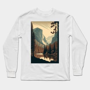 Yosemite Mountain Majesty Long Sleeve T-Shirt